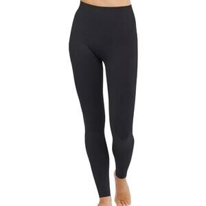 Spanx Assets Seamless Leggings High Rise Pull On Stretch Skinny Ankle Black L